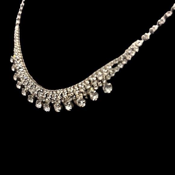 Vintage ‘Princess Anne” Style Rhinestone Neclacec - Picture 8 of 9
